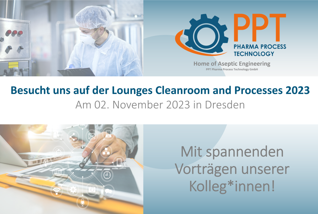 Besucht uns auf der Lounges Cleanroom and Processes 2023 in Dresden!