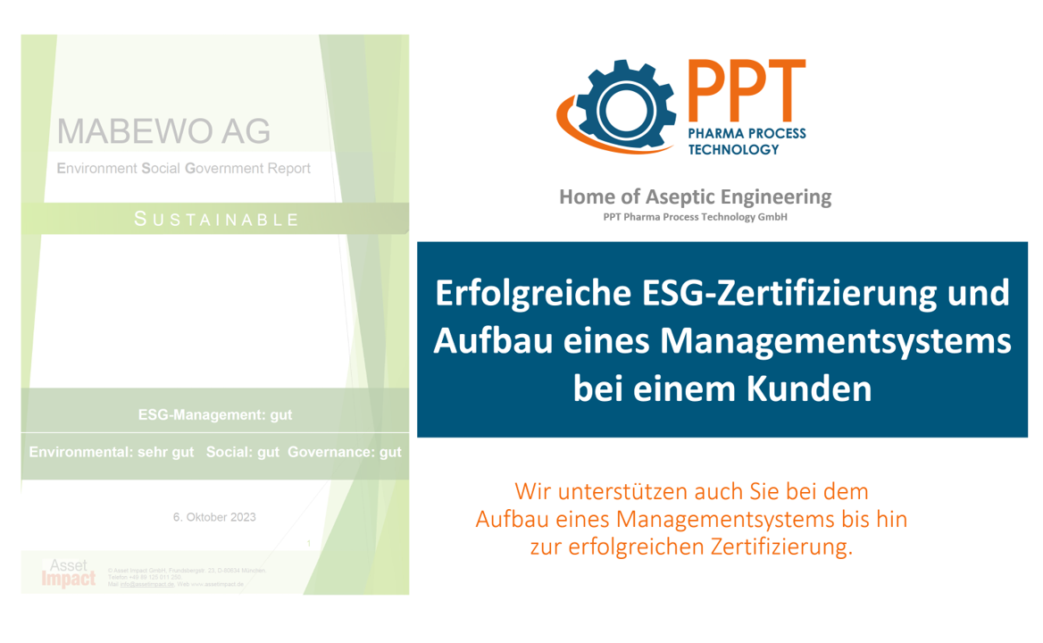 Aufbau eines Qualitätsmanagementsystems und ESG Zertifizierung bei MABEWO