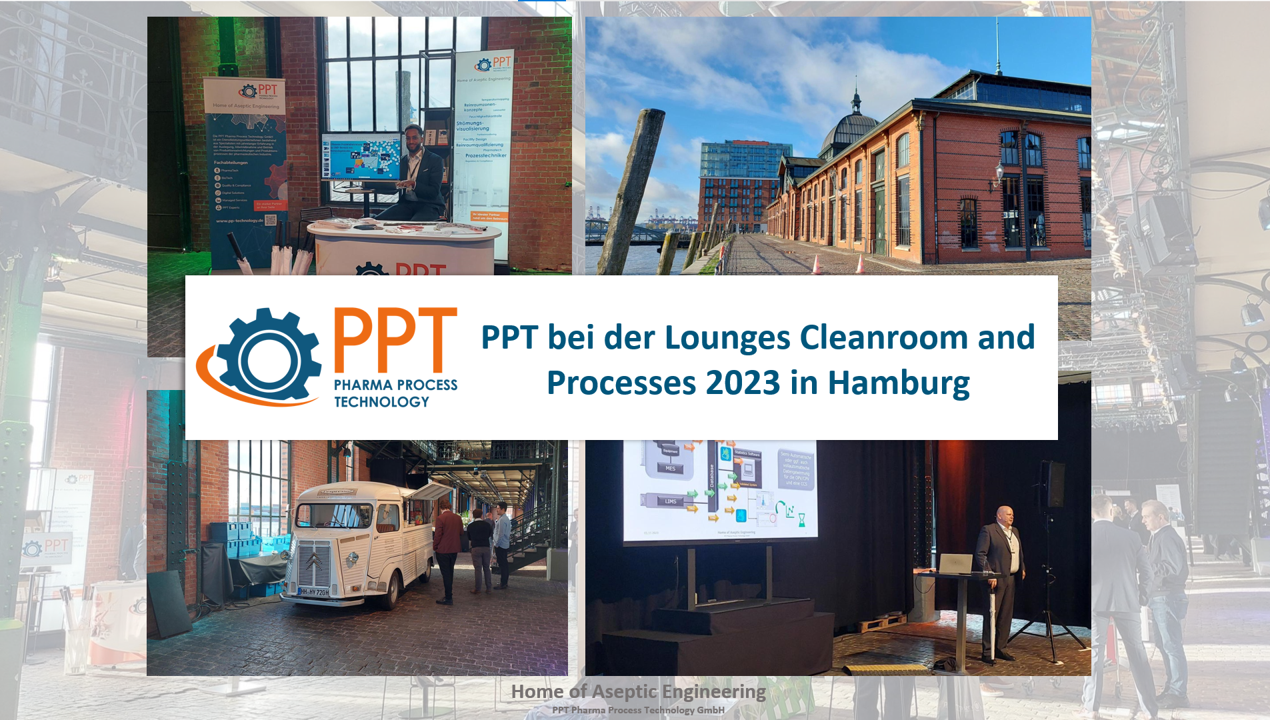 PPT bei der Lounges Cleanroom and Processes 2023 in Hamburg