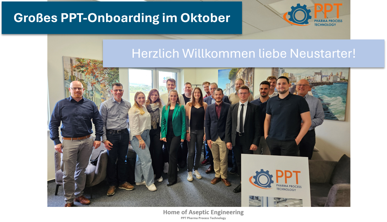 Großes PPT-Onboarding im Oktober