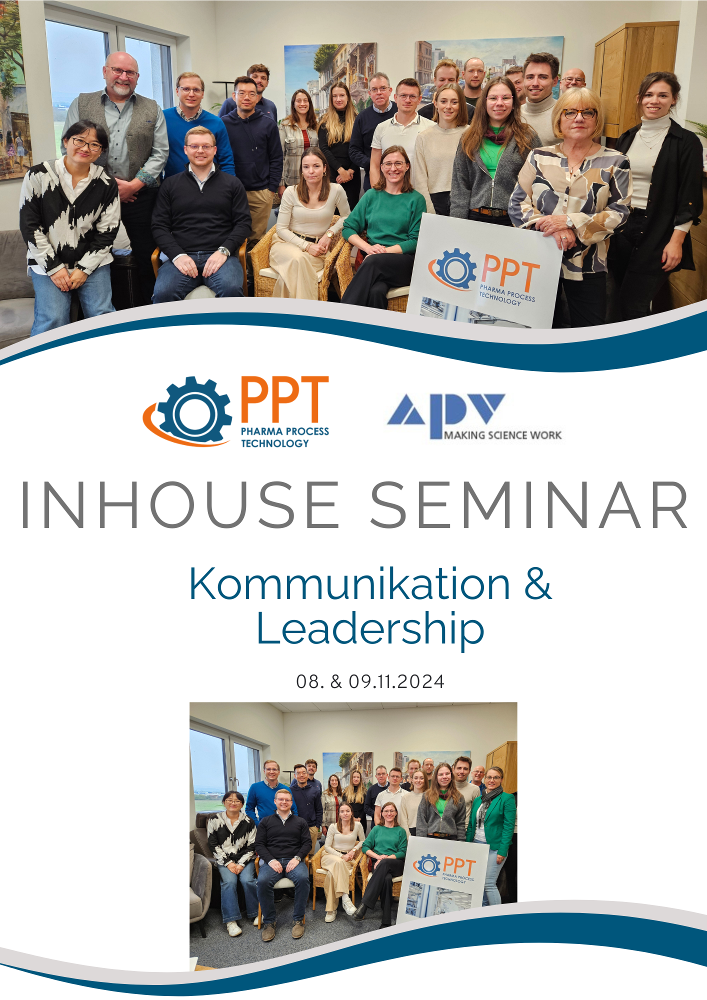 Weiteres Inhouse-Seminar „Führung und Leadership“ durch die APV
