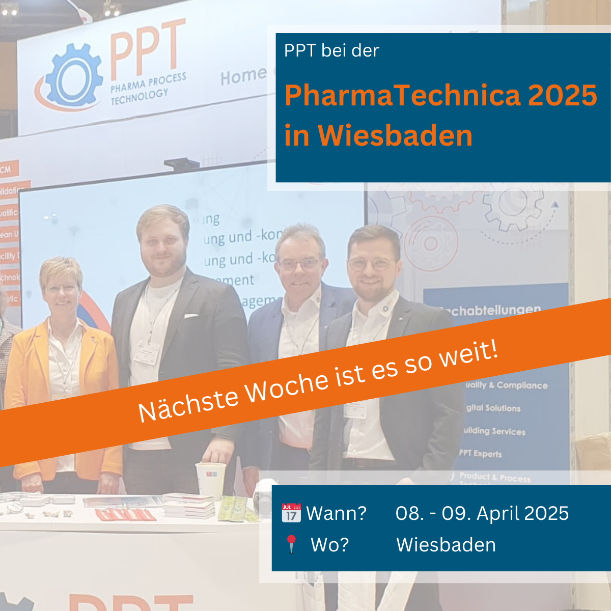 PPT bei der PharmaTechnica 2025 in Wiesbaden