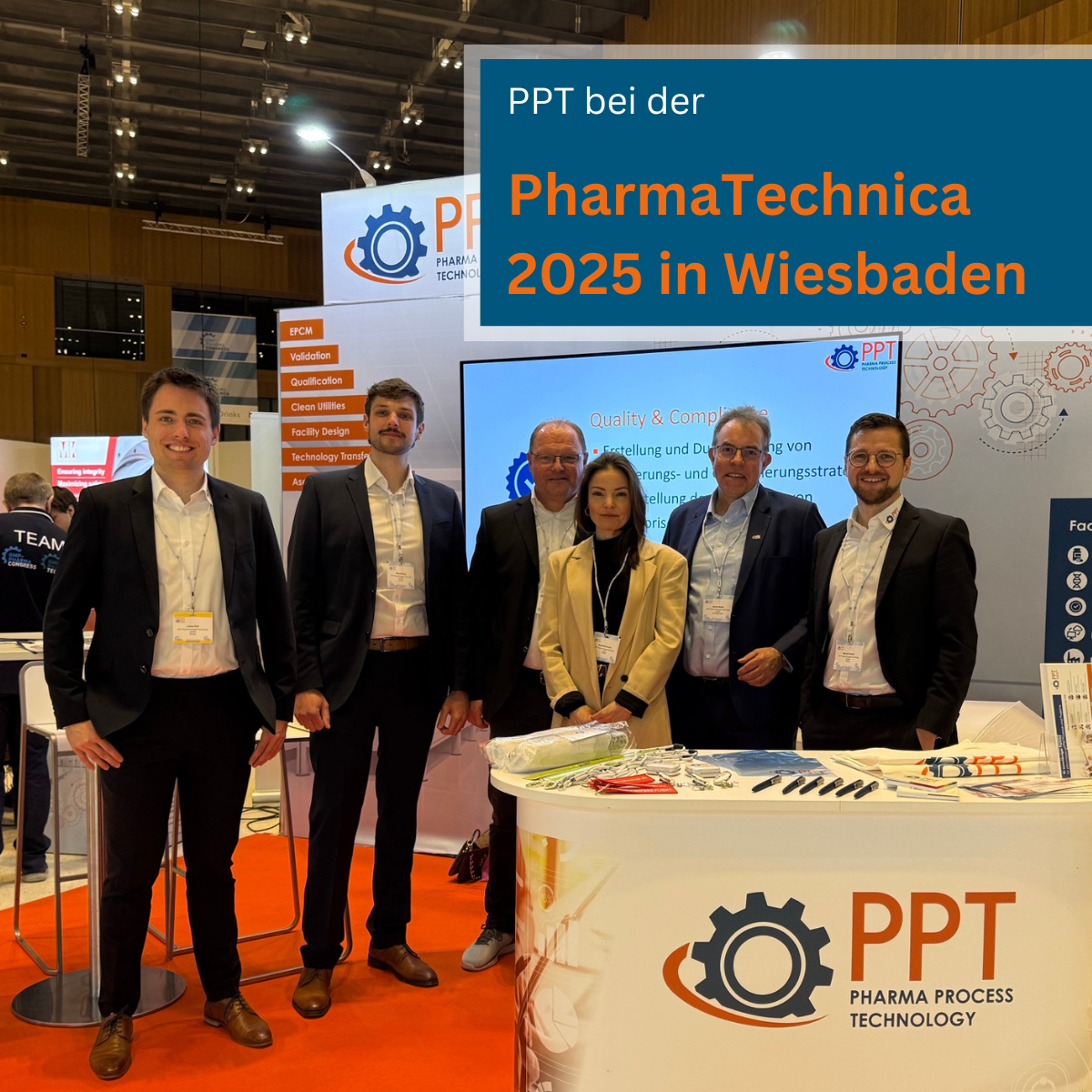 PPT bei der PharmaTechnica 2025 in Wiesbaden