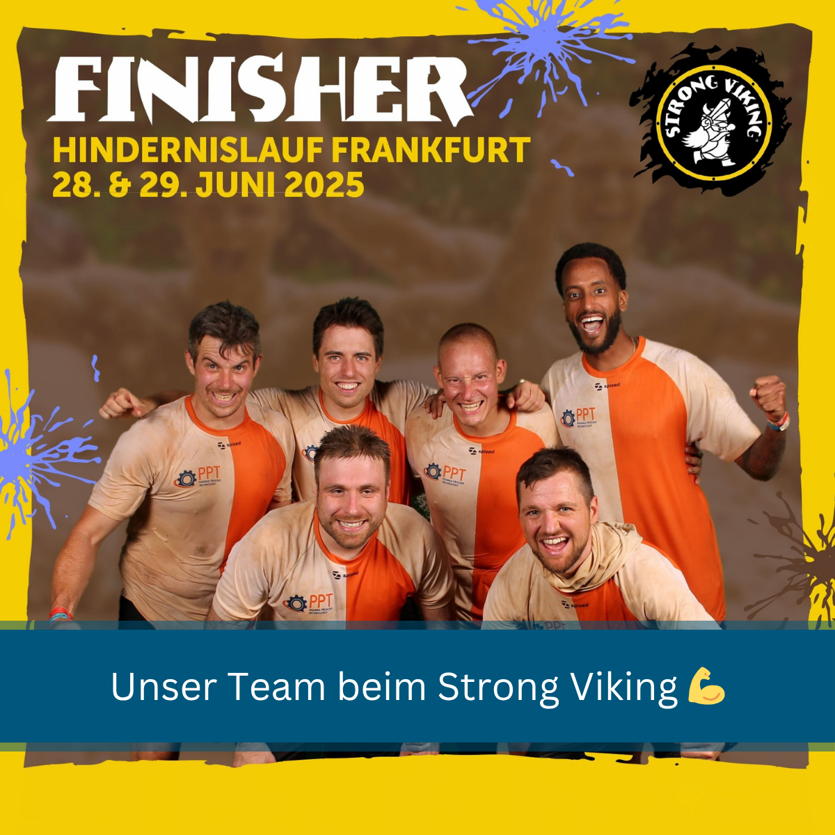 Von Reinraum zu Schlammgrube – Unser Team beim Strong Viking!